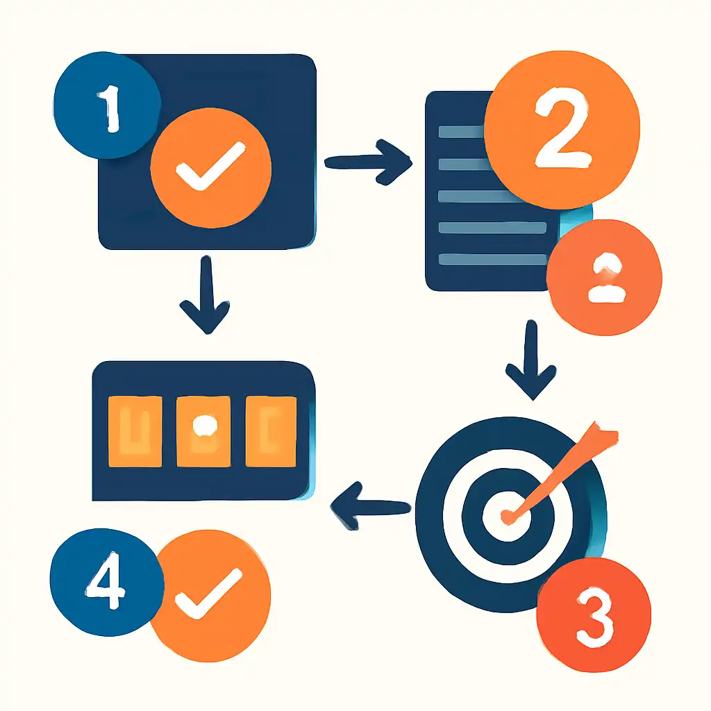 Annotated step diagram: basic rules process with numbered callouts, Shillong Teer Result